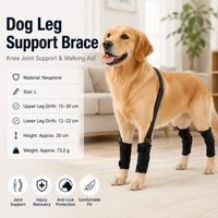 Adjustable Dog Knee Brace set - Include front and hind legs