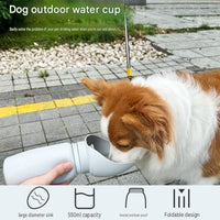 Portable Dog Water Bottle - Grade Silicone