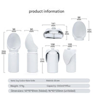 Portable Silicone Pet Water Bottle and Treat Pouch Set